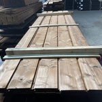 Ca. 12x Thermo Vuren Channelsiding, 20x184mm, lengte 6/300cm, 6/360cm